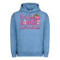 Pigment Pebble Blue breast cancer awareness Urban Hoodie - Zillion Design Studio