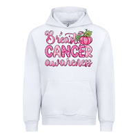 White breast cancer awareness Urban Hoodie - Zillion Design Studio
