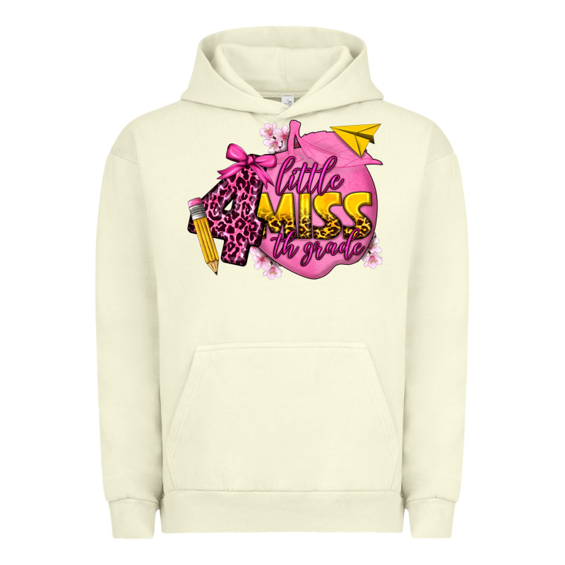 Little Miss 4th Grade Urban Hoodie by texasbilliewilder | Teevron