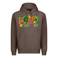 Coffee love summer with watermelon tbw Premium Hoodie - texasbilliewilder