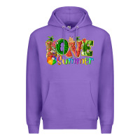 Purple love summer with watermelon tbw Premium Hoodie - texasbilliewilder