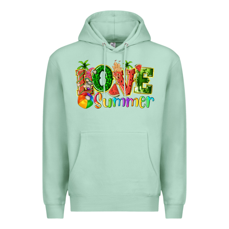 Love Summer With Watermelon Tbw Premium Hoodie by texasbilliewilder | Teevron