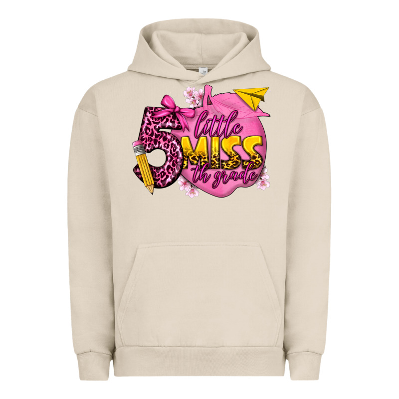 Little Miss 5th Grade Urban Hoodie by texasbilliewilder | Teevron
