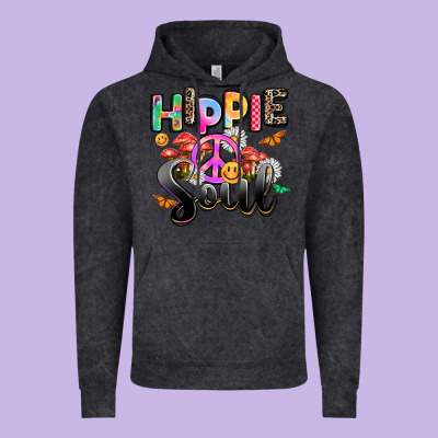 Hippie Soul Vintage Hoodie Designed By Adodesignshop