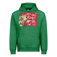 Emerald valentine's day you moo ve me charolais cow Urban Hoodie - RanaPortraitStore