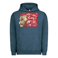 Pigment Midnight Navy valentine's day you moo ve me charolais cow Urban Hoodie - RanaPortraitStore