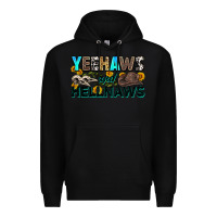 Black yeehaws and hellnaws Premium Hoodie - Zillion Design Studio