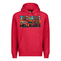 Cardinal yeehaws and hellnaws Premium Hoodie - Zillion Design Studio