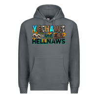 Rock yeehaws and hellnaws Premium Hoodie - Zillion Design Studio
