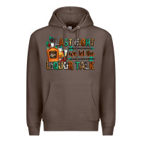 Coffee last night we let the liquor talk Premium Hoodie - Zillion Design Studio