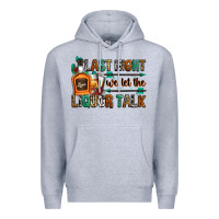 Heather Grey last night we let the liquor talk Premium Hoodie - Zillion Design Studio
