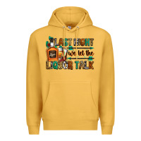 Mustard last night we let the liquor talk Premium Hoodie - Zillion Design Studio