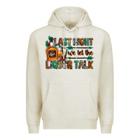 Oatmeal Heather last night we let the liquor talk Premium Hoodie - Zillion Design Studio