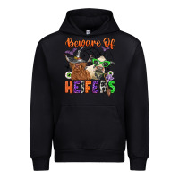 Black beware of heifers Urban Hoodie - Zillion Design Studio