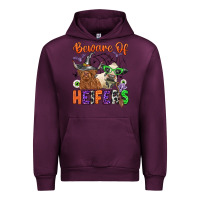 Mauve Wine beware of heifers Urban Hoodie - Zillion Design Studio