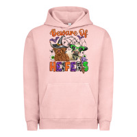 Pigment Salmon beware of heifers Urban Hoodie - Zillion Design Studio