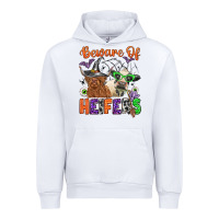 White beware of heifers Urban Hoodie - Zillion Design Studio