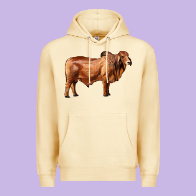 Brahman Bull Premium Hoodie Designed By Ranaportraitstore