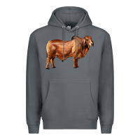 Rock brahman bull Premium Hoodie - RanaPortraitStore