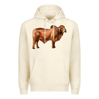 Sandshell brahman bull Premium Hoodie - RanaPortraitStore