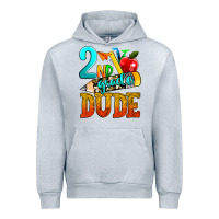 Heather Grey 2nd grade dude Urban Hoodie - texasbilliewilder