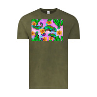 Vintage Olive Chameleon Vintage Tee - Artiststas