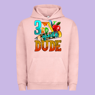 3rd Grade Dude Urban Hoodie Designed By Texasbilliewilder