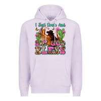 Lilac i just smile and say god bless Premium Hoodie - Zillion Design Studio