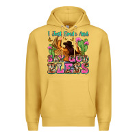 Antique Gold i just smile and say god bless Premium Hoodie - Zillion Design Studio