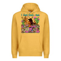 Mustard i just smile and say god bless Premium Hoodie - Zillion Design Studio