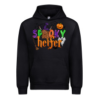 Black spooky heifer Urban Hoodie - Zillion Design Studio