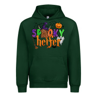 Forest Green spooky heifer Urban Hoodie - Zillion Design Studio