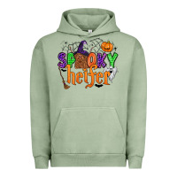 Pigment Oil Green spooky heifer Urban Hoodie - Zillion Design Studio