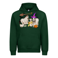 Forest Green halloween farm animals Urban Hoodie - Zillion Design Studio
