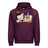Mauve Wine halloween farm animals Urban Hoodie - Zillion Design Studio