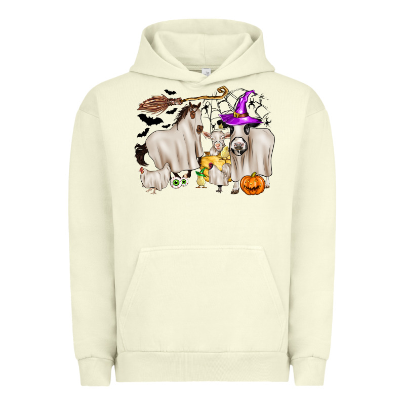 Halloween Farm Animals Urban Hoodie by Zillion Design Studio | Teevron