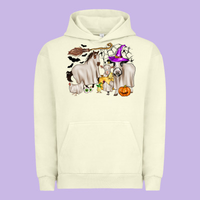 Halloween Farm Animals Urban Hoodie Designed By Zillion Design Studio