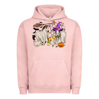 Pigment Salmon halloween farm animals Urban Hoodie - Zillion Design Studio