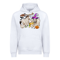 White halloween farm animals Urban Hoodie - Zillion Design Studio