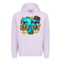 Lilac hey there cowboy Premium Hoodie - Zillion Design Studio