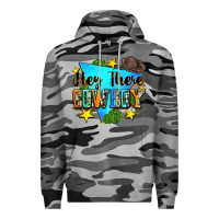 Slate Camo hey there cowboy Premium Hoodie - Zillion Design Studio