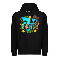 Black hey there cowboy Premium Hoodie - Zillion Design Studio