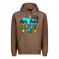 Chestnut hey there cowboy Premium Hoodie - Zillion Design Studio