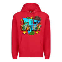 Red hey there cowboy Premium Hoodie - Zillion Design Studio