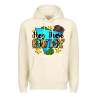 Sandshell hey there cowboy Premium Hoodie - Zillion Design Studio