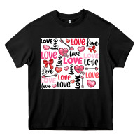 Black love Heavy Core Tee - LillyAllenDesigns