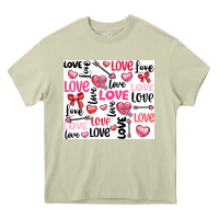 Mossy love Heavy Core Tee - LillyAllenDesigns
