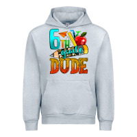 Heather Grey 6th grade dude Urban Hoodie - texasbilliewilder