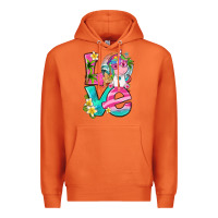 Carrot love summer unicorn Premium Hoodie - texasbilliewilder