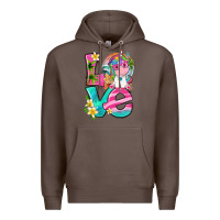 Coffee love summer unicorn Premium Hoodie - texasbilliewilder